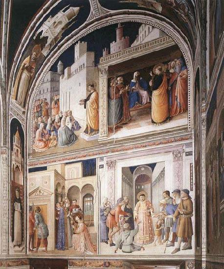 Fra Angelico Scenes from the Lives of Sts Lawrence and Stephen oil painting picture
